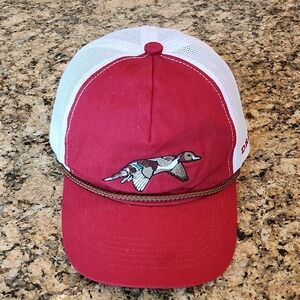 Drake Red and‎ White Trucker Hat